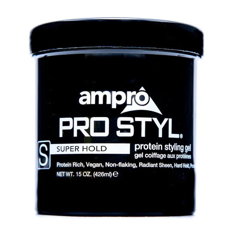 Ampro Pro Styl Super Hold Protein Hair Styling Gel Non Greasy 6Oz (171ml)