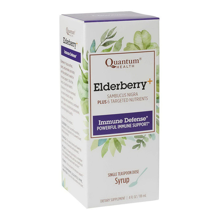 Quantum Health Elderberry And Immune Defense Syrup, 4 Oz