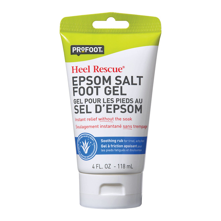 Profoot Heel Rescue Epsom Salt Foot Gel with Aloe Vera And Mint, 4 Oz