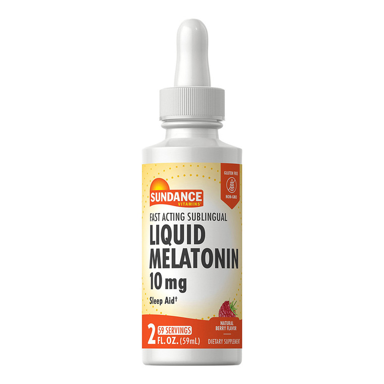 Sundance Liquid Melatonin 10 Mg Natural Berry Flavor, 2 Oz