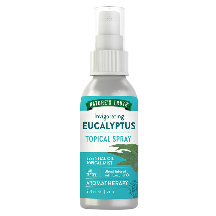 Natures Truth Eucalyptus Mist Spray for Aromatherapy and Skin Hydration 2.4Oz (71ml)
