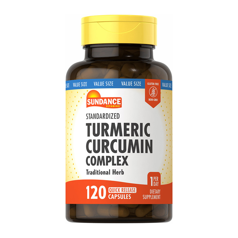 Sundance Turmeric Curcumin Complex Capsules, 120 Ea