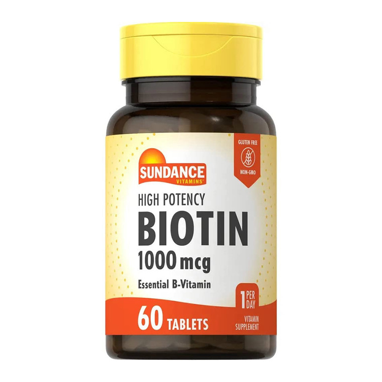 Sundance High Potency Biotin 1000 Mcg Softgels, 60 Ea