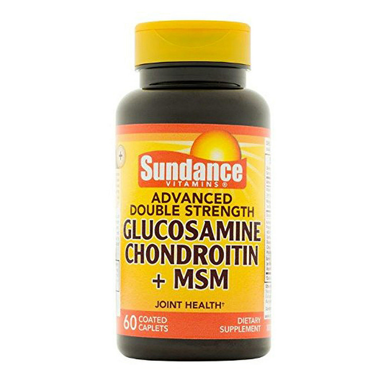 Sundance Advanced Double Strength Glucosamine Chondroitin And MSM Coated Caplets, 60 Ea