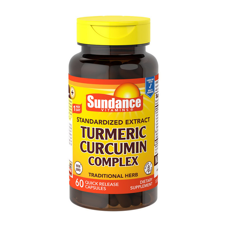 Sundance Turmeric Curcumin Complex Quick Release Capsules, 60 Ea