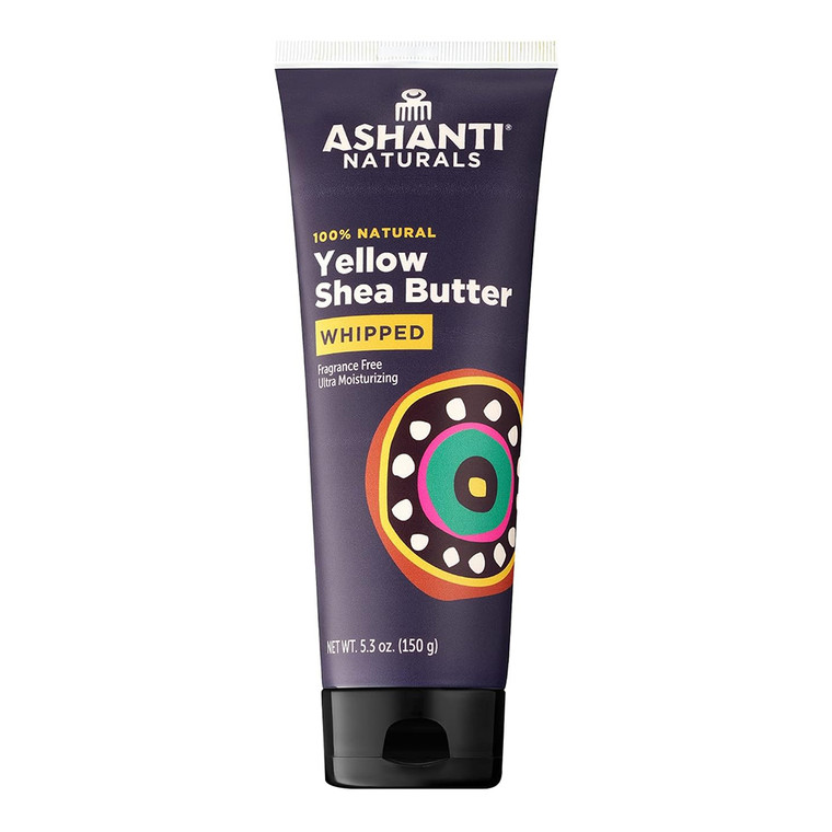 Ashanti Naturals Ultra Moisturizing Whipped Yellow Shea Butter, 5.3 Oz