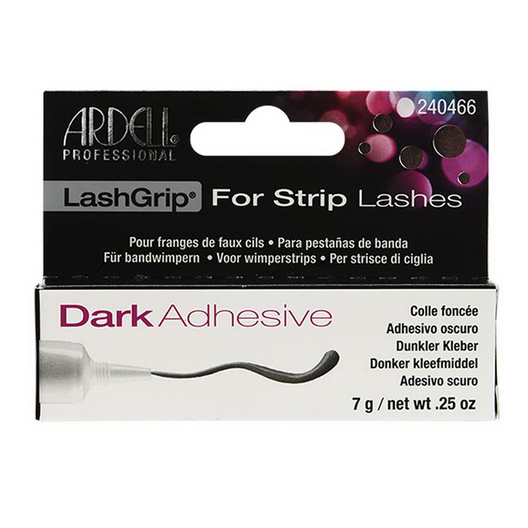 Ardell LashGrip Dark Adhesive for Strip Lashes Long Lasting Hold 0.25Oz (7g)