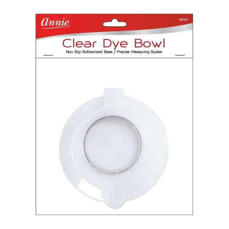 Annie Dye and Tinting Bowl Clear Spout and Handle 5411 for Hair Coloring and Tint Mixing 1Ea