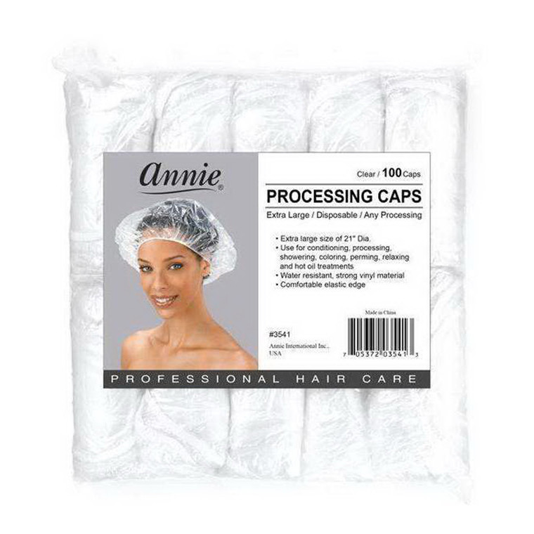 Annie Processing Caps Extra Large, 3541 Clear Caps, 100 Ea