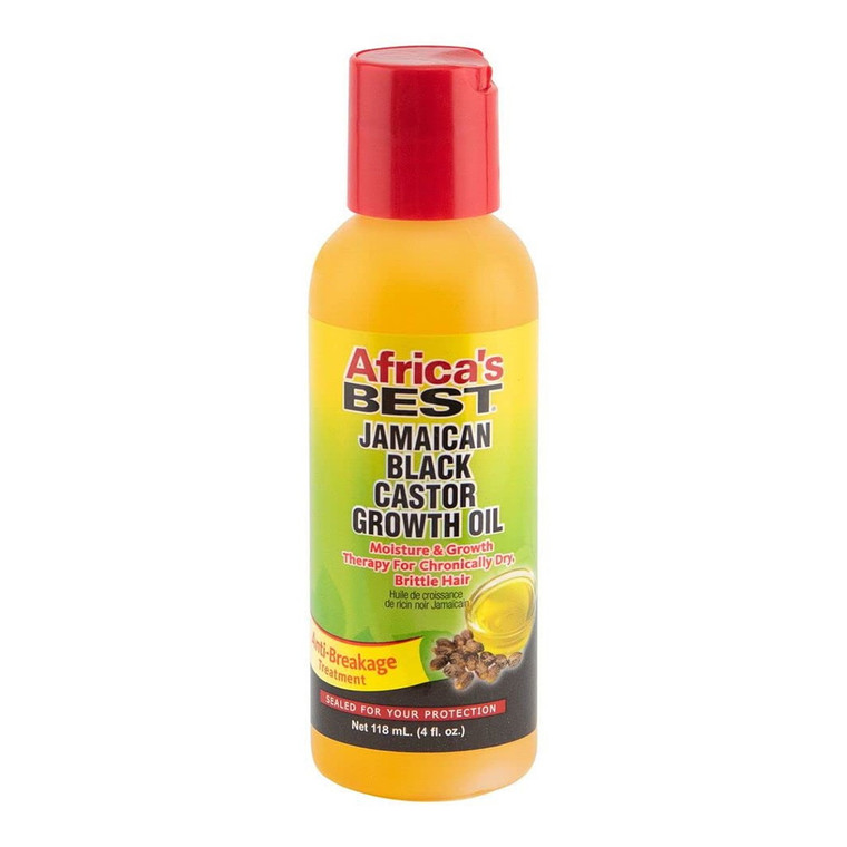 Africas Best Jamaican Black Castor Hair Growth Oil, 4 Oz