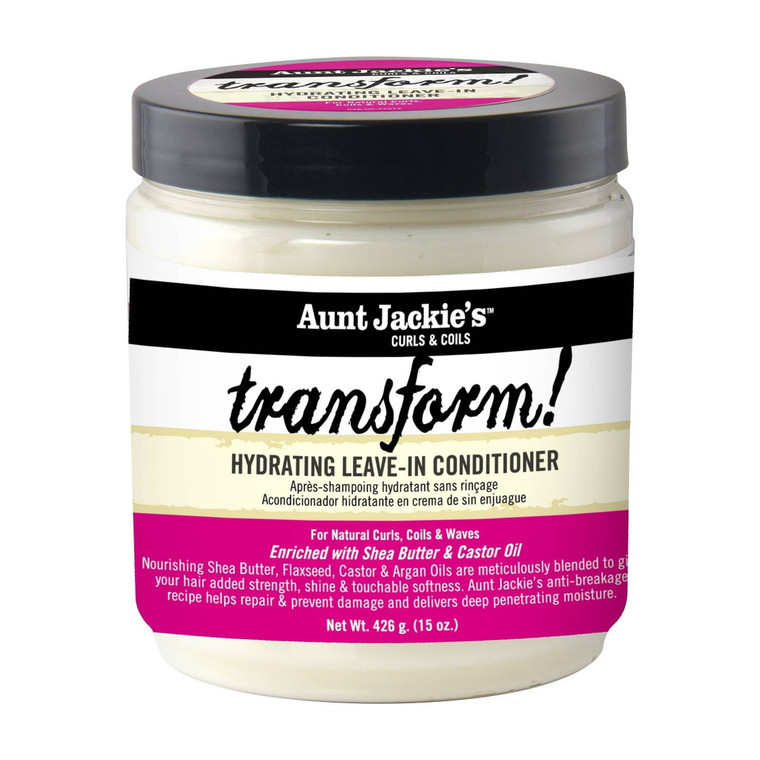 Aunt Jackies Transform Hydrating Leave In Conditioner, 15 Oz