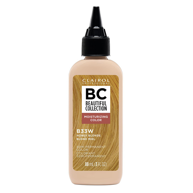 Clairol Beautiful Collection B33W Honey Blonde Moisturizing Semi Permanent Hair Color 3Oz (88ml)