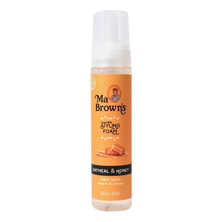 Ma Browns Styling Foam With Oatmeal And Honey, 8 Oz