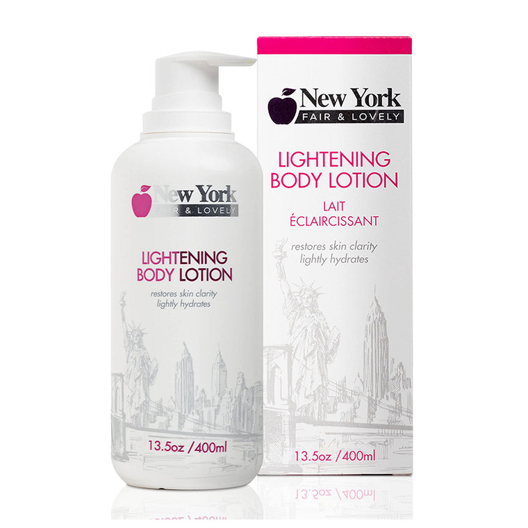 New York Fair and Lovely Lightening Body Lotion For All Skin Types, 13.5 Oz