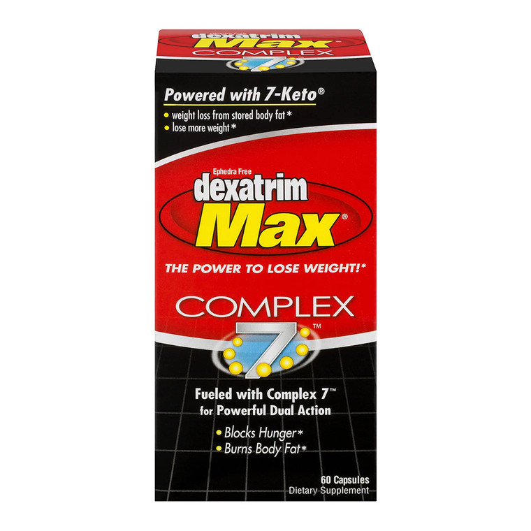 Dexatrim Max Complex Weight Loss Dietary Supplement Capsules, 60 Ea