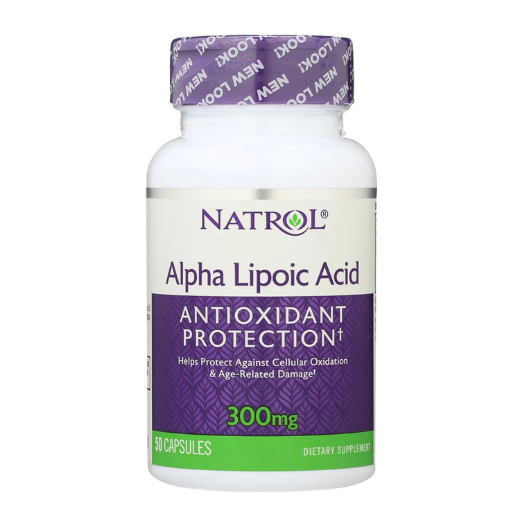 Natrol Alpha Lipolic Acid Antioxidant Protection 300 Mg Supplement Capsules, 50 Ea