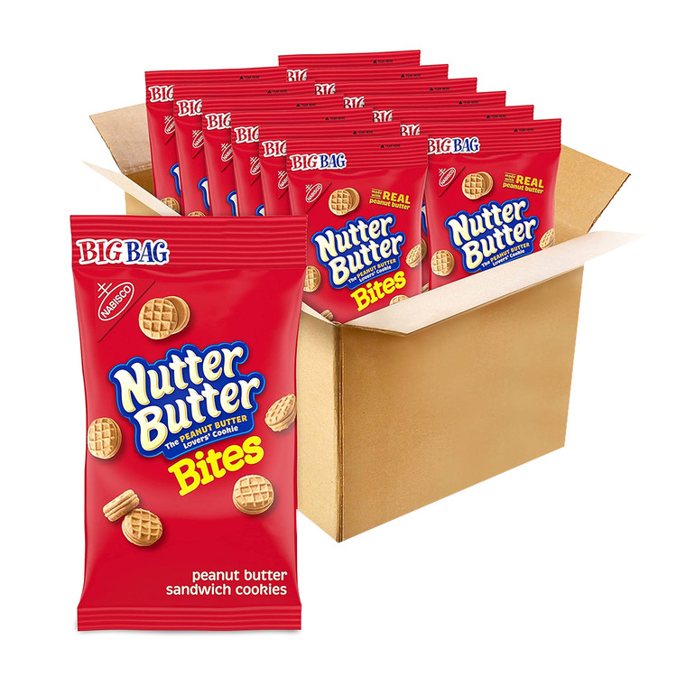 Nutter Butter Peanut Butter Bites Big Bag, 3 Oz, 12 Ea