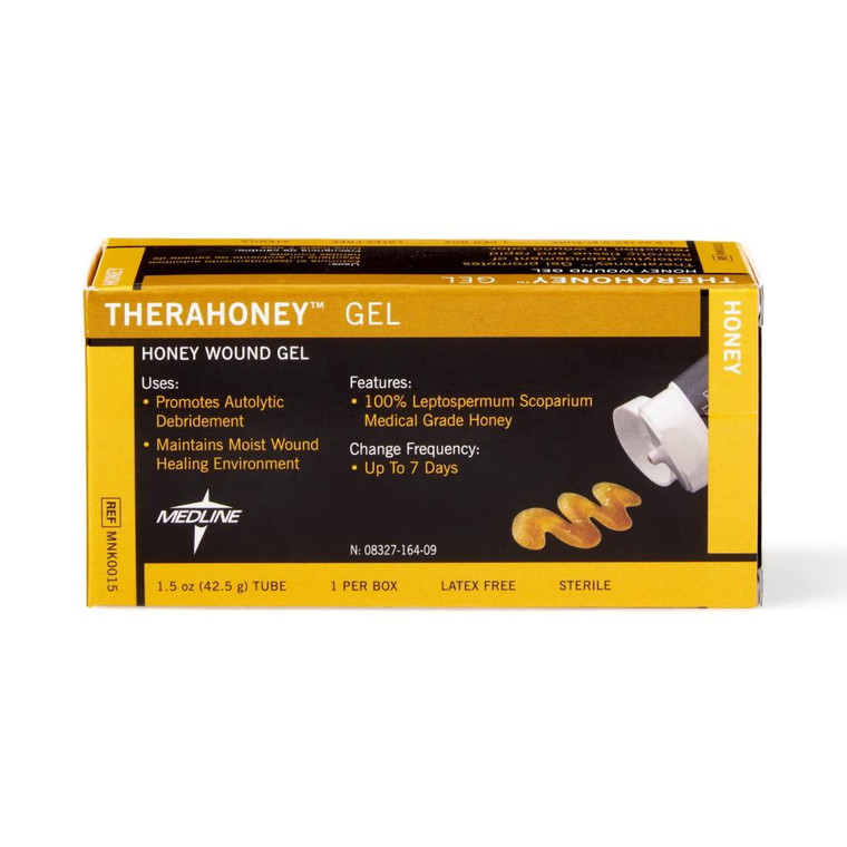 Medline Therahoney Honey Wound Gel for Moist and Heel Wound, 1.5 Oz