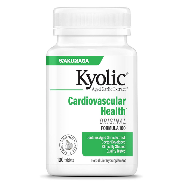 Kyolic Original Formula 100 Cardiovascular Health Support Tablets 100Ea