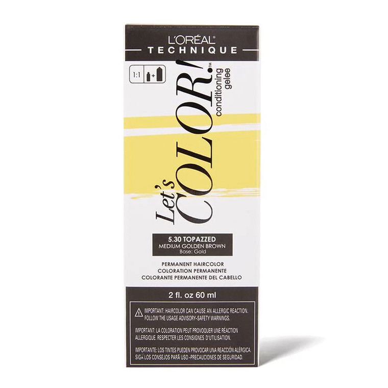 LOreal Lets Color 5.30 Topazzed Brown Permanent Haircolor, 1 Ea