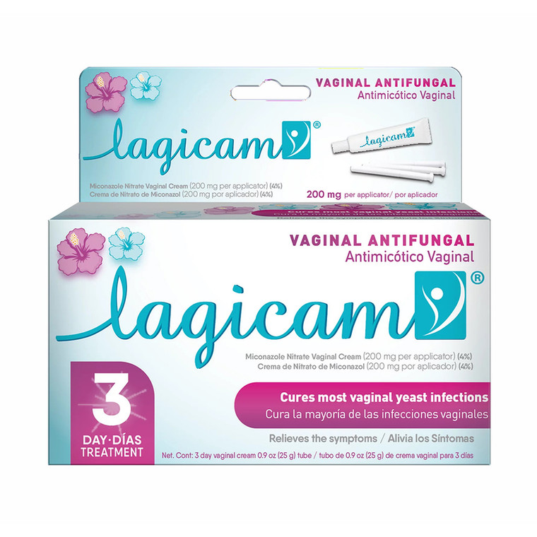Lagicam Vaginal Antifungal 3 Day Treatment Cream, 0.9 Oz