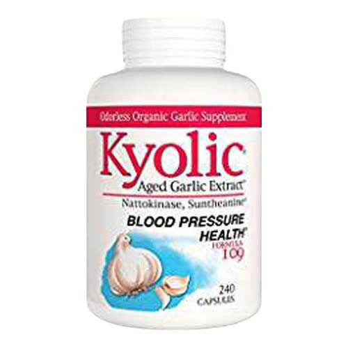 Kyolic Nattokinase Suntheanine, Blood Plessure Health Capsules, 240 Ea