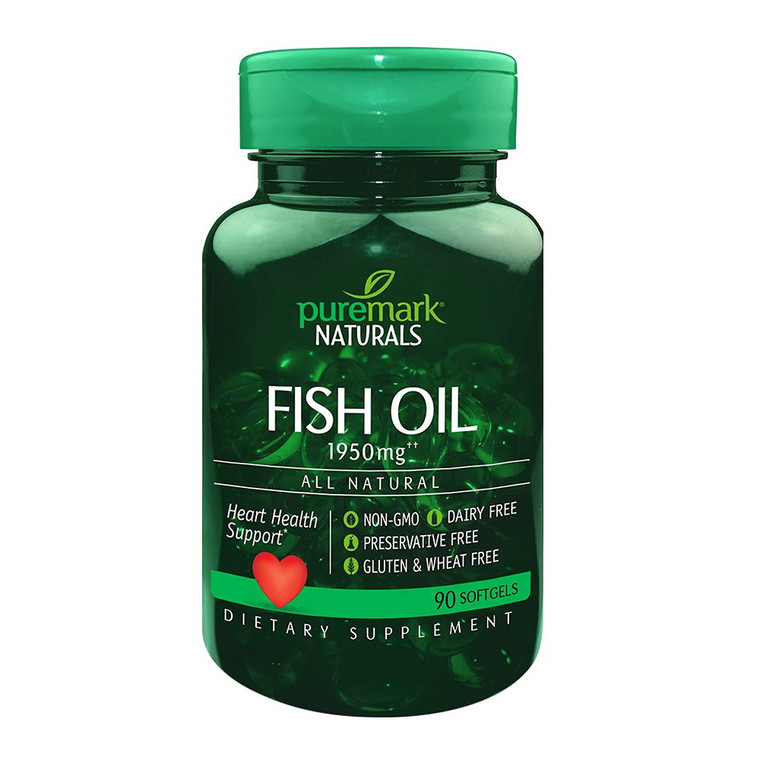 21st Century Puremark Naturals 1950 Mg Fish Oil Softgels, 90 Ea