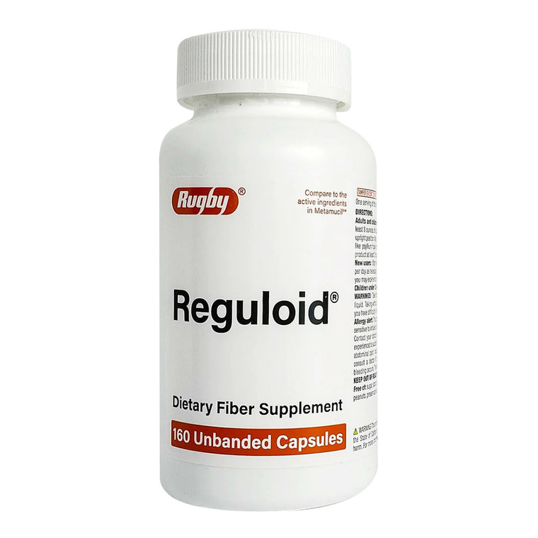 Rugby Reguloid Sugar Free Supplement Capsules, 160 Ea