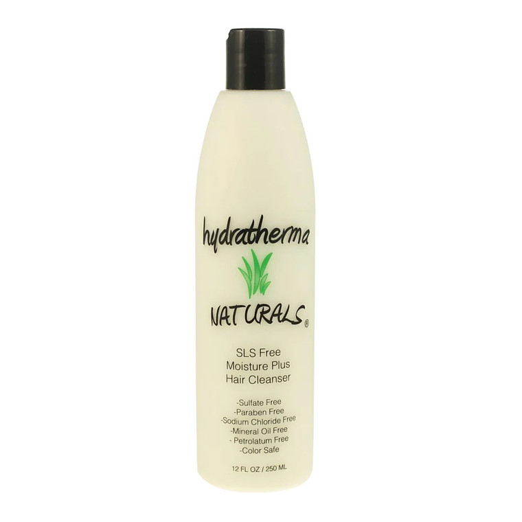 Hydratherma Naturals SLS Free Moisture Plus Hair Cleanser, 12 Oz