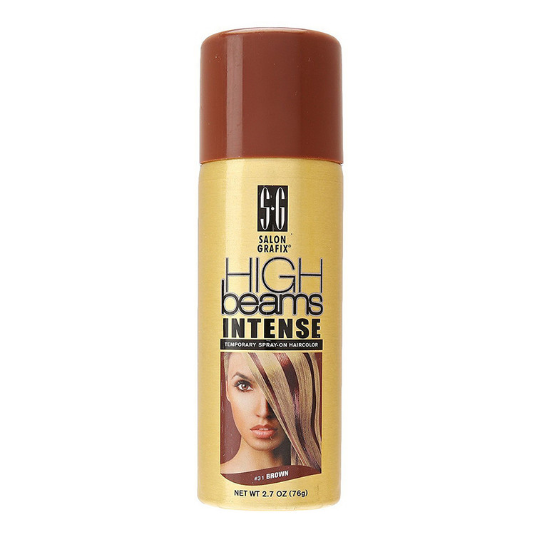 High Beams Intense Temporary Spray On Hair Color, 31 Brown, 2.7 Oz