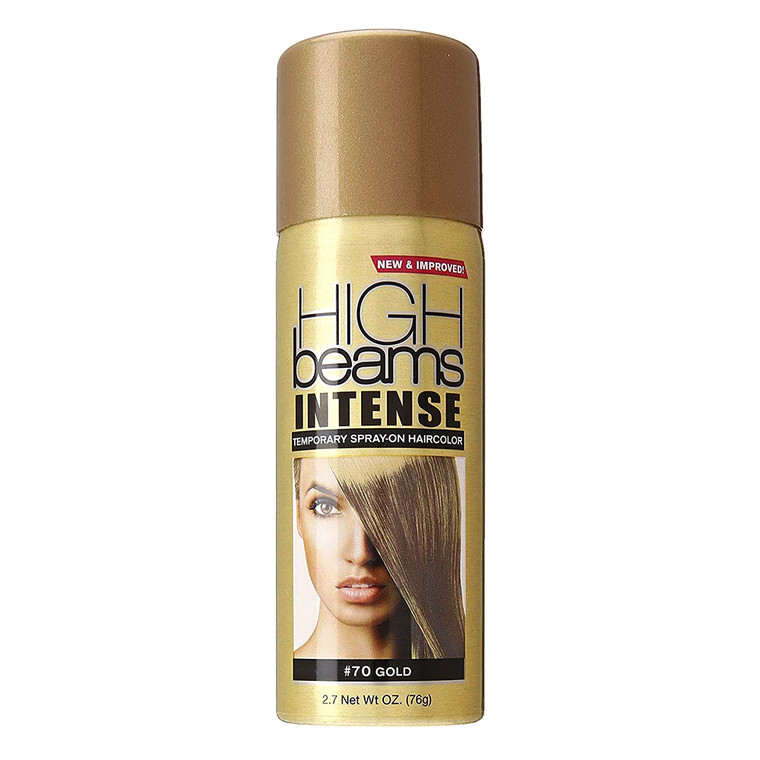 High Beams Intense Temporary Spray On Hair Color, 70 Gold, 2.7 Oz