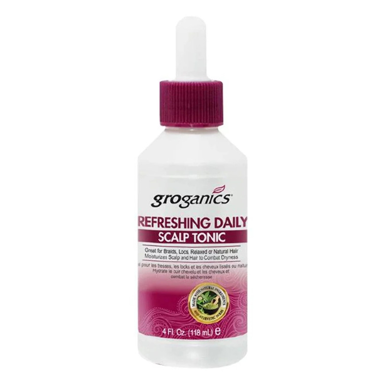 Groganics Refreshing Daily Scalp Tonic, 4 Oz