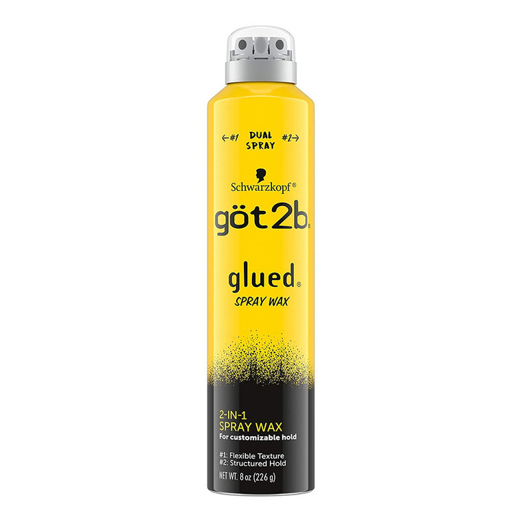Got2B Glued 2 In 1 Spray Wax, Flexible Texture and Structure Hold, 8 Oz
