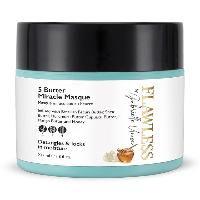 Flawless by Gabrielle Union 5 Butter Miracle Hair Mask, 8 Oz