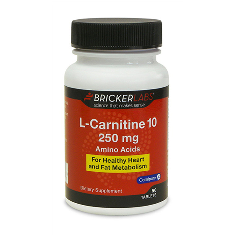 Bricker Labs Carnipure L-Carnitine 250mg, 50 Ea