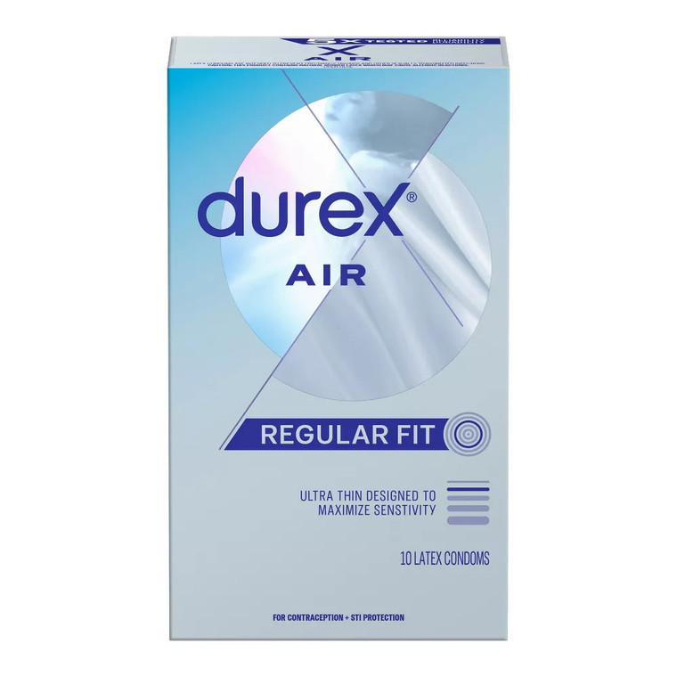 Durex Air Transparent Condoms, 10 Ea