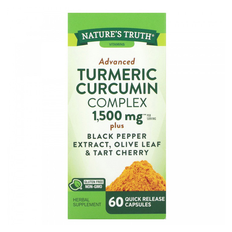 Natures Truth Turmeric Curcumin Advanced Complex Capsules, 60 Ea