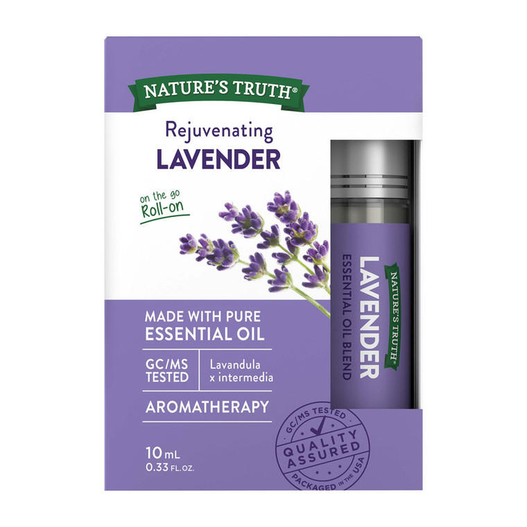 Natures Truth Lavender Essential Oil Roll On, 10 Ml