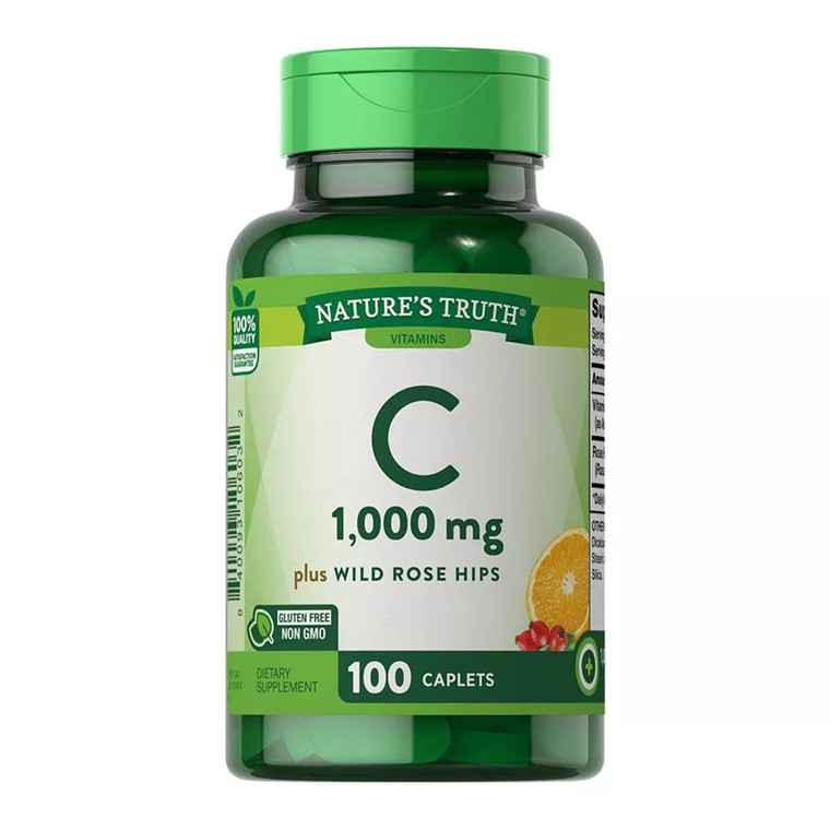 Natures Truth Vitamin C 1000 Mg Capsules, 100 Ea