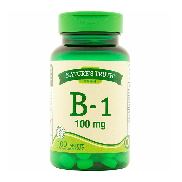 Natures Truth Vitamin B 1 100 Mg Tablets, 100 Ea