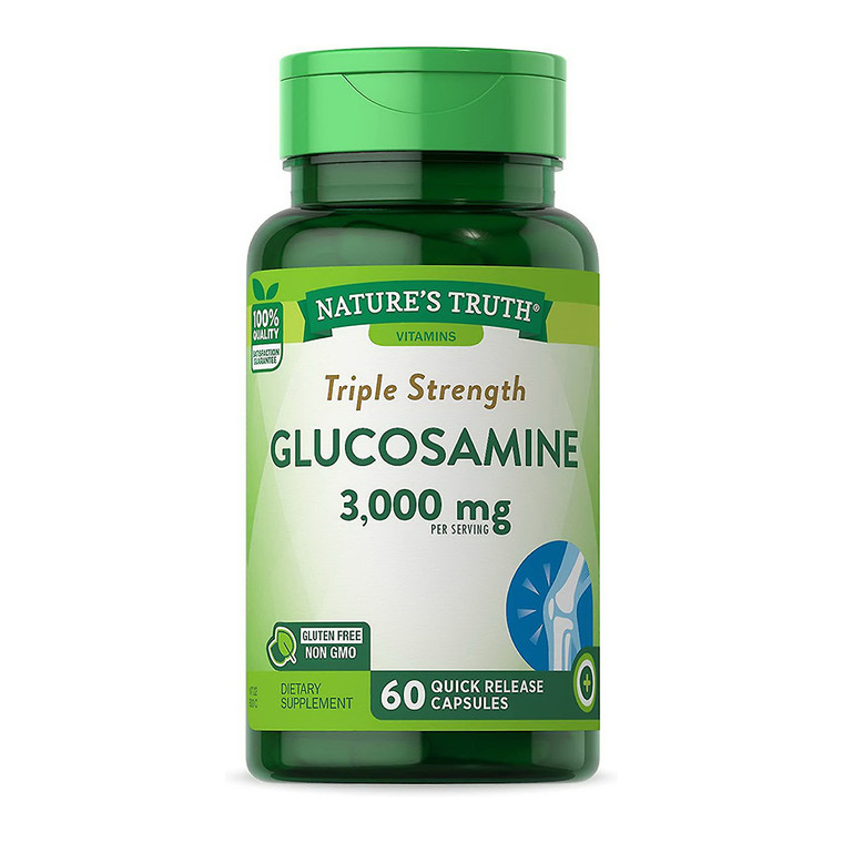 Natures Truth Triple Glucosamine 3000 Mg Capsules, 60 Ea