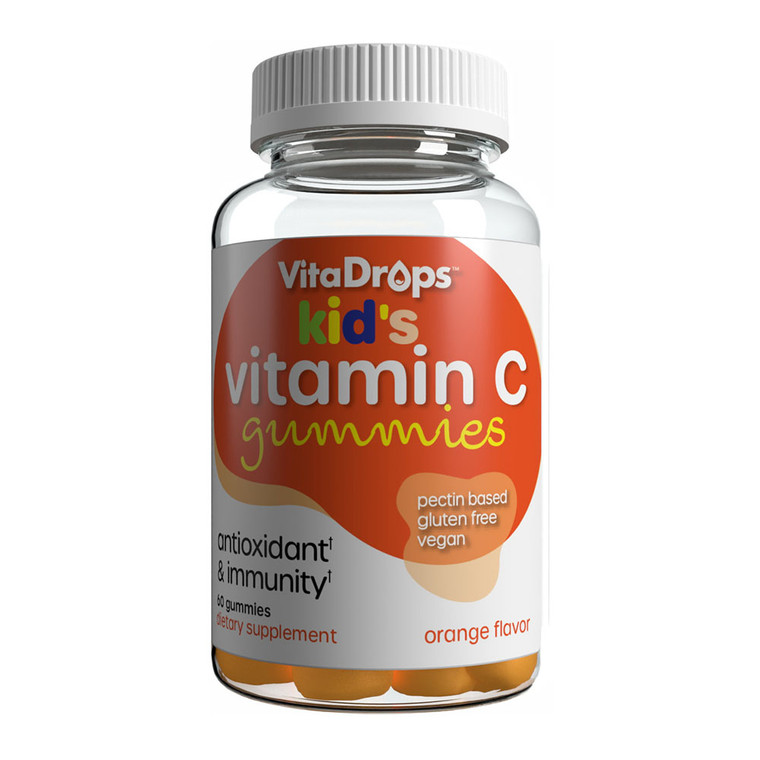 Windmill Vitamins Vitadrops Kids Vitamin C 125 Mg Gummies, Orange Flavor, 60 Ea