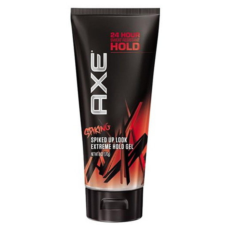 Axe New Spiked Up Look Hair Gel, Extreme Hold - 6 Oz