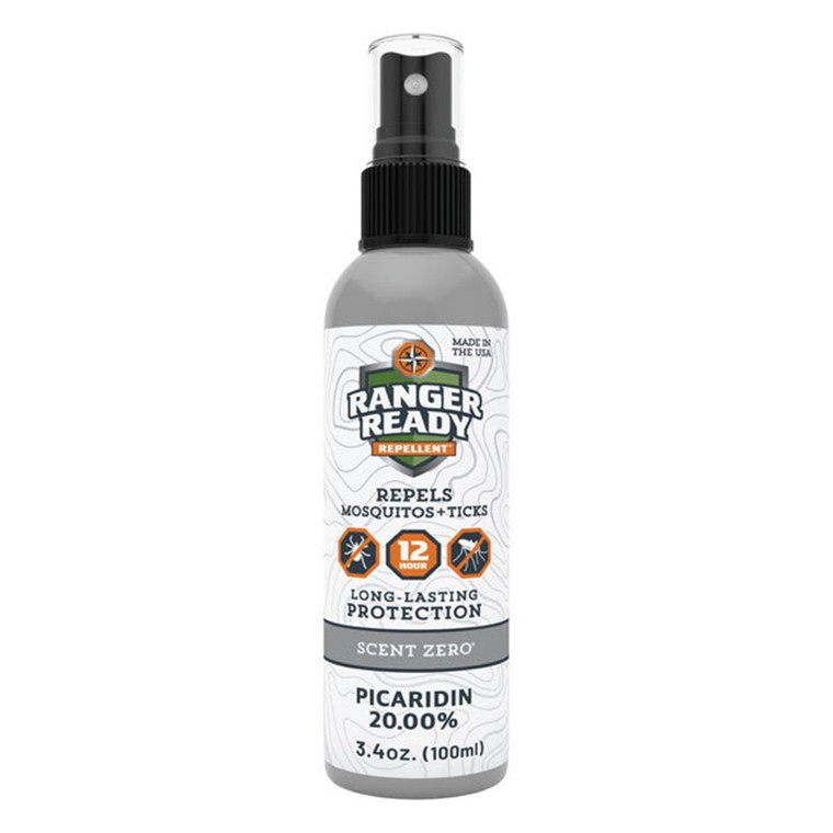 Ranger Ready Picaridin Insect Repellent Spray, Scent Zero, 3.38 Oz