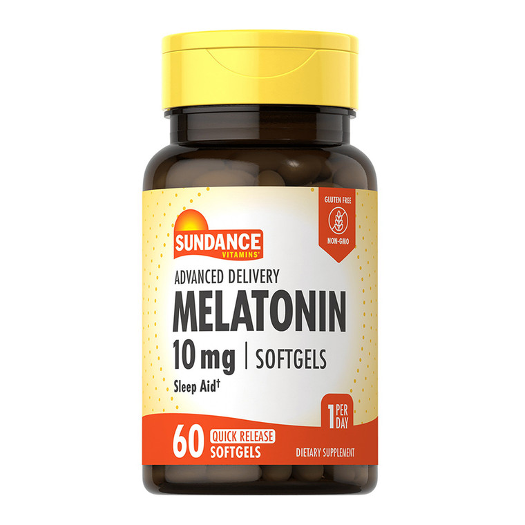 Sundance Vitamins Advanced Delivery Melatonin Quick Release Softgels, 60 Ea