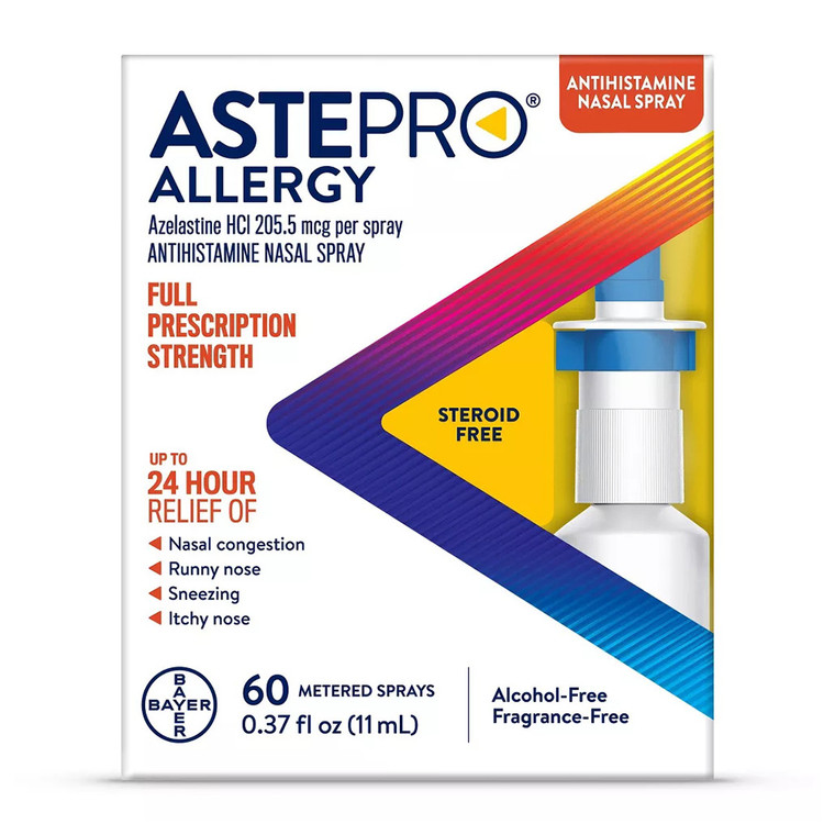 Astepro Azelastine Hcl 205.5 Mcg Antihistamine Nasal Spray 60 Ea, 11 Ml