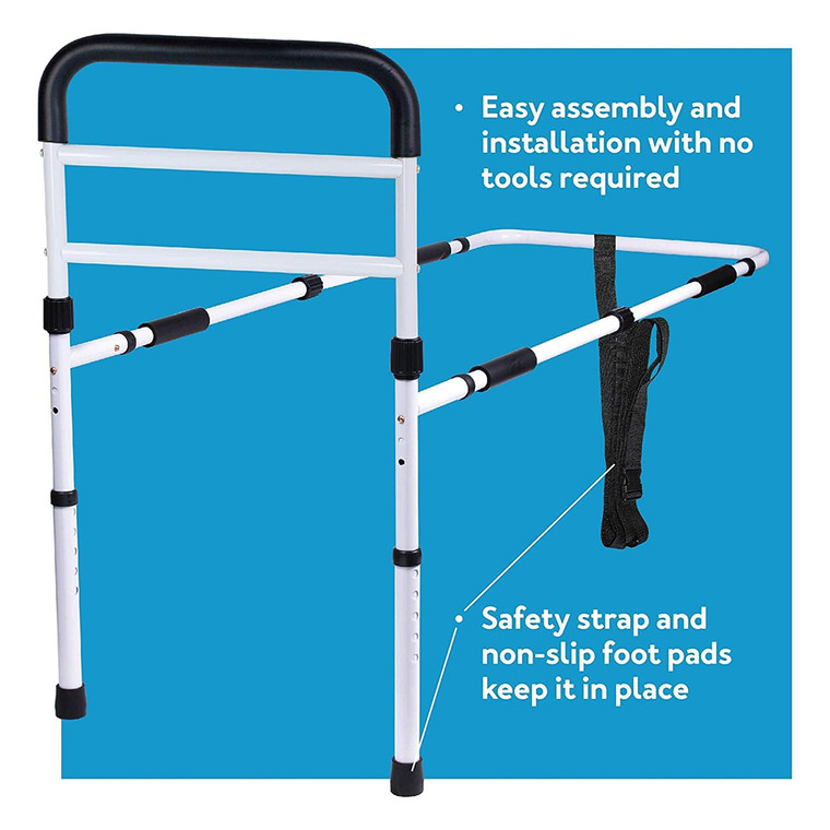 Carex Bed Support Rail for Assisting Safe Bed Entry and Exit 1Ea