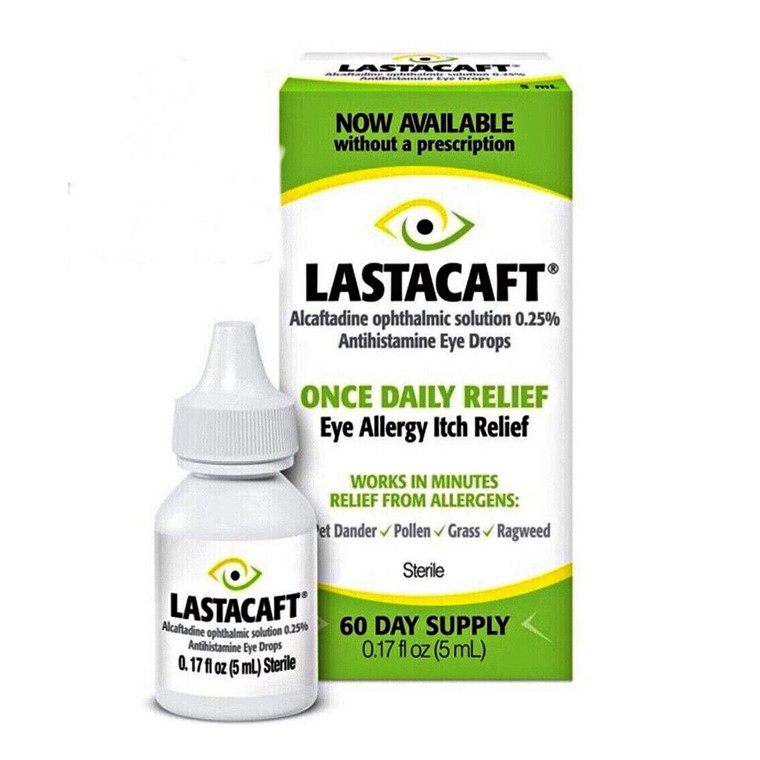 Lastacaft Eye Allergy Itch Relief Drops, 5 Ml