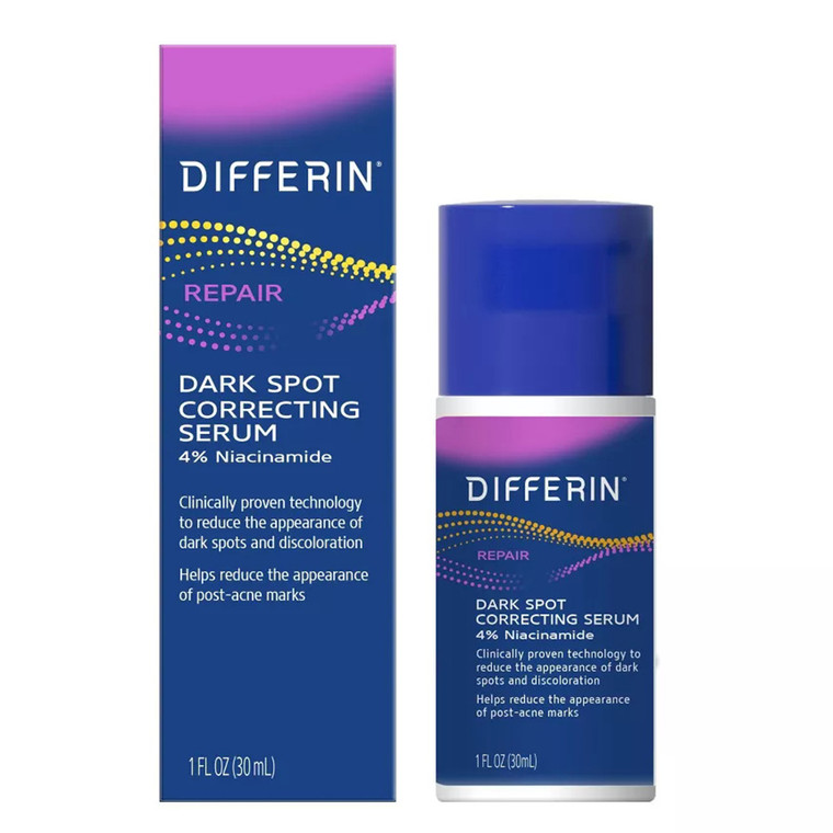 Differin Dark Spot Correcting Serum For Acne Prone Skin, 1 Oz