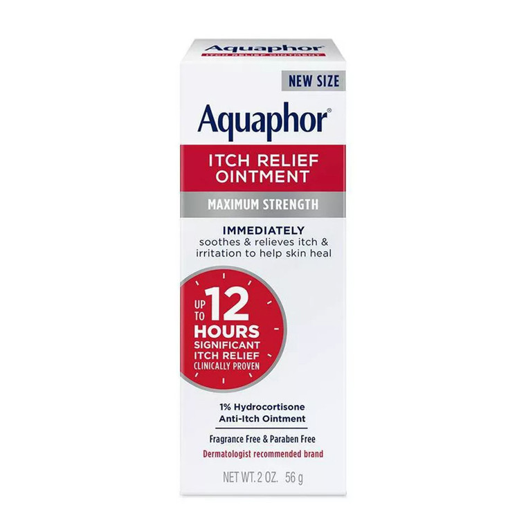 Aquaphor Itch Relief Ointment, Maximum Strength, 56 Grms